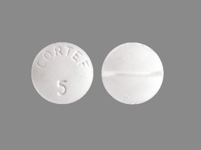 Imprint CORTEF 5 - Cortef 5 mg
