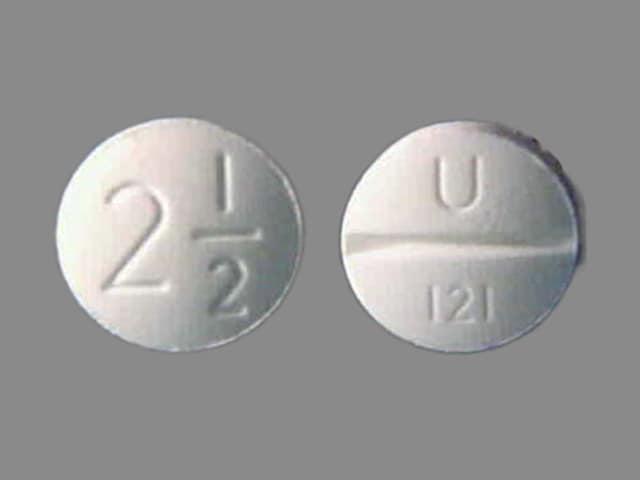 Image 1 - Imprint 2 1/2 U 121 - Loniten 2.5 mg