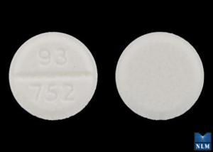 Image 1 - Imprint 93 752 - atenolol 50 mg