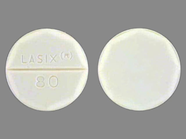 Pill Finder: Lasix® 80 White Round - Medicine.com