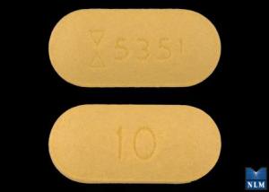 Imprint 10 5351 Logo - benazepril 10 mg