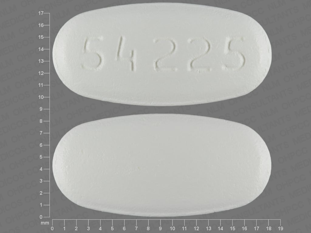 Image 1 - Imprint 54 225 - famciclovir 500 mg