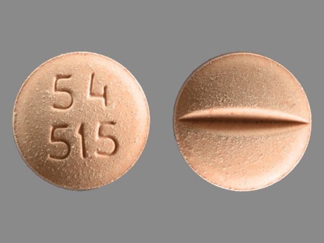 Pill Finder: 54 515 Peach Round - Medicine.com