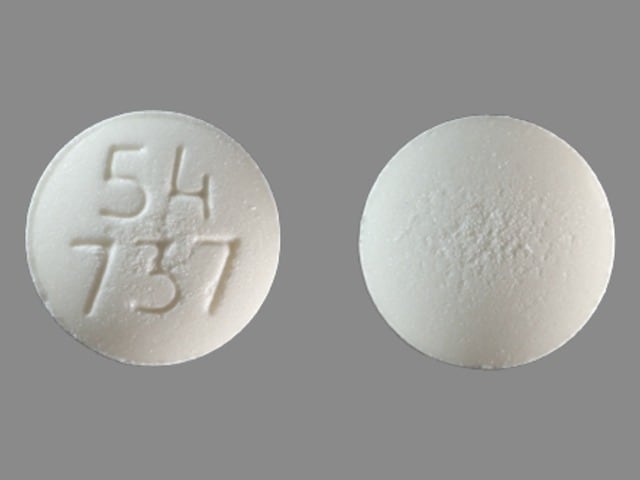 Imprint 54 737 - acarbose 50 mg