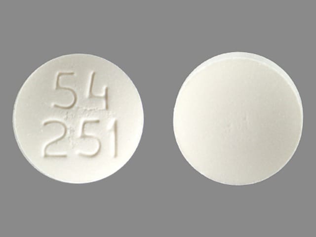 Image 1 - Imprint 54 251 - acarbose 100 mg