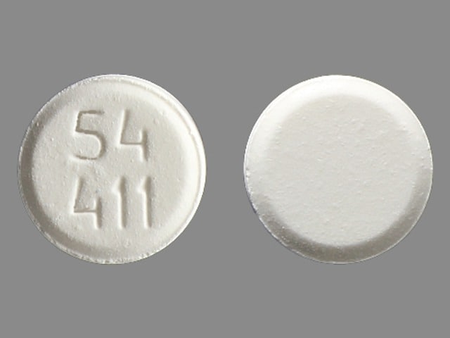 Imprint 54 411 - buprenorphine 8 mg (base)