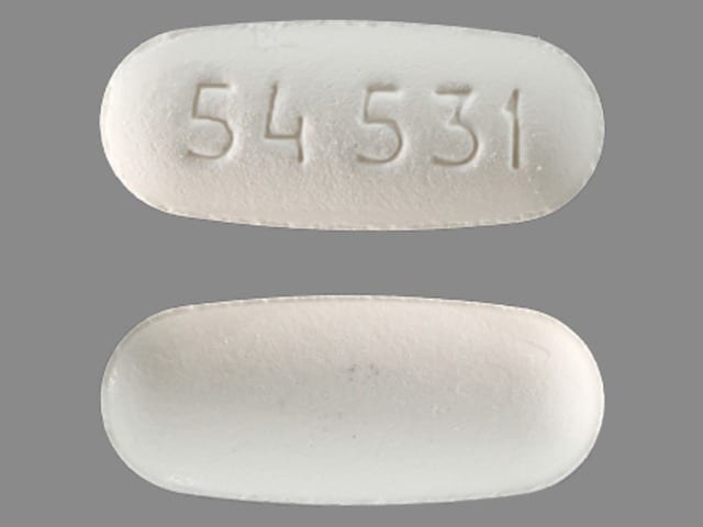 Image 1 - Imprint 54 531 - quetiapine 300 mg