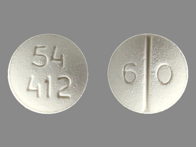 Pill Finder: 54 412 6 0 White Round - Medicine.com