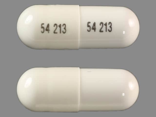 Pill Finder: 54 213 54 213 White Capsule-shape - Medicine.com