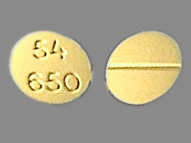 Imprint 54 650 - leucovorin 15 mg