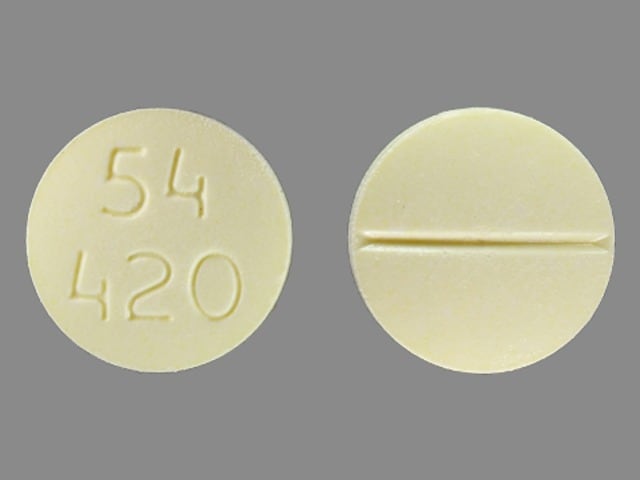 Imprint 54 420 - mercaptopurine 50 mg