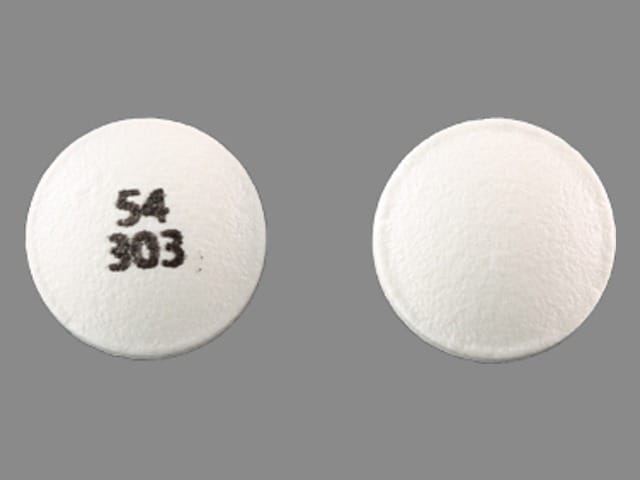 Imprint 54 303 - propantheline 15 mg