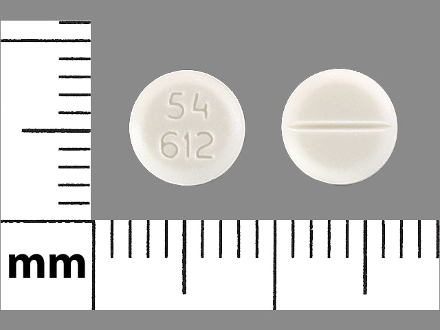 Image 1 - Imprint 54 612 - prednisone 5 mg