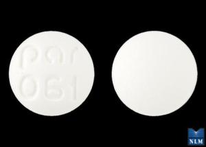 Image 1 - Imprint par 061 - fluphenazine 1 mg