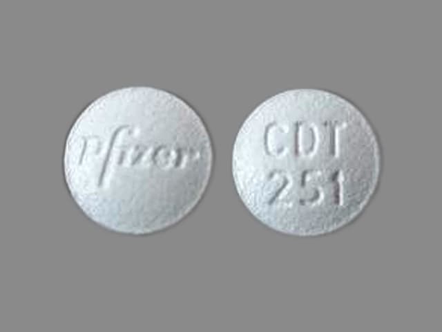 Image 1 - Imprint CDT 251 Pfizer - Caduet 2.5 mg / 10 mg