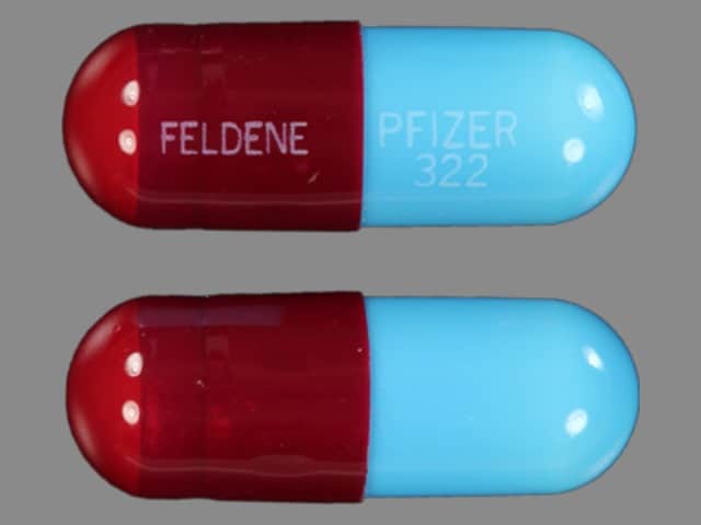 Image 1 - Imprint FELDENE PFIZER 322 - Feldene 10 mg