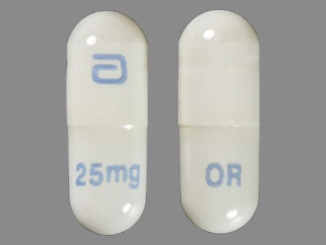 Image 1 - Imprint a 25mg OR - Gengraf 25 mg