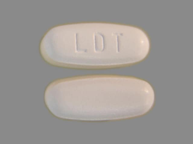 Pill Finder: LDT White Elliptical / Oval - Medicine.com