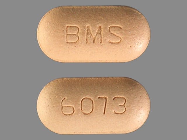 Image 1 - Imprint BMS 6073 - Glucovance 2.5 mg / 500 mg