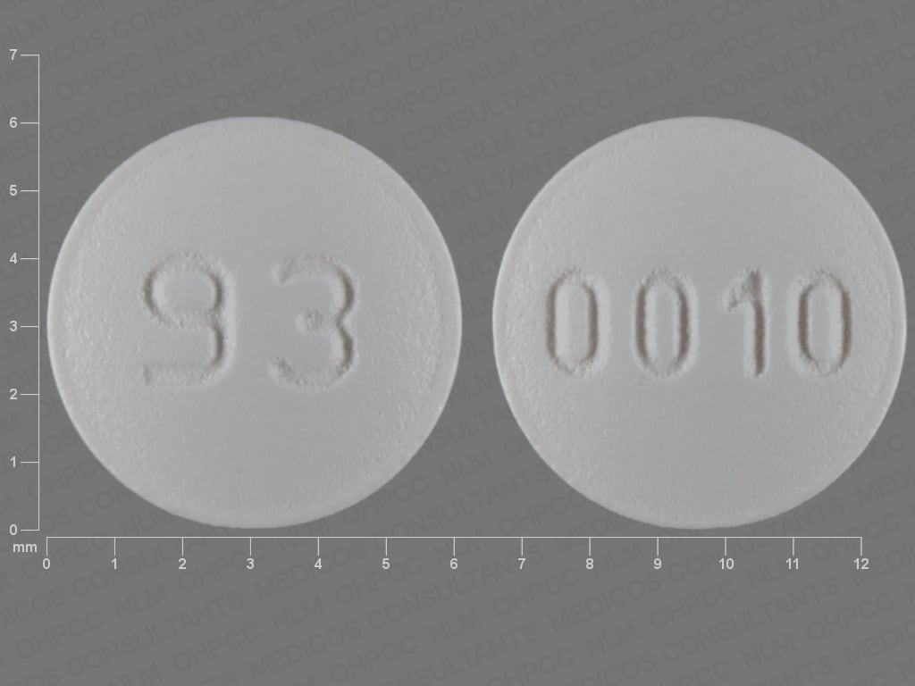 Image 1 - Imprint 93 0010 - tolterodine 1 mg