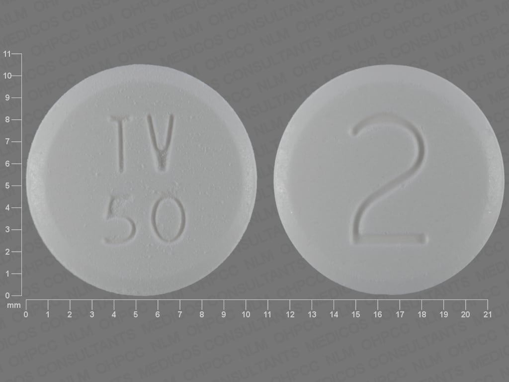 TV 50 2 - Acetaminophen and Codeine Phosphate