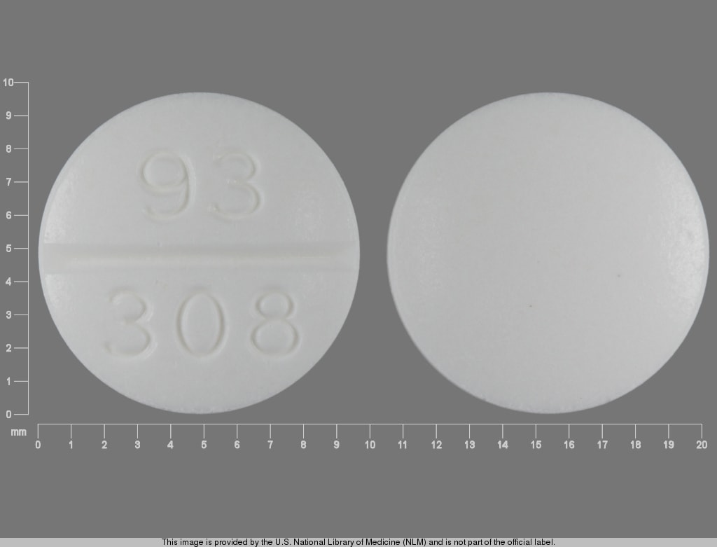 Image 1 - Imprint 93 308 - clemastine 2.68 mg