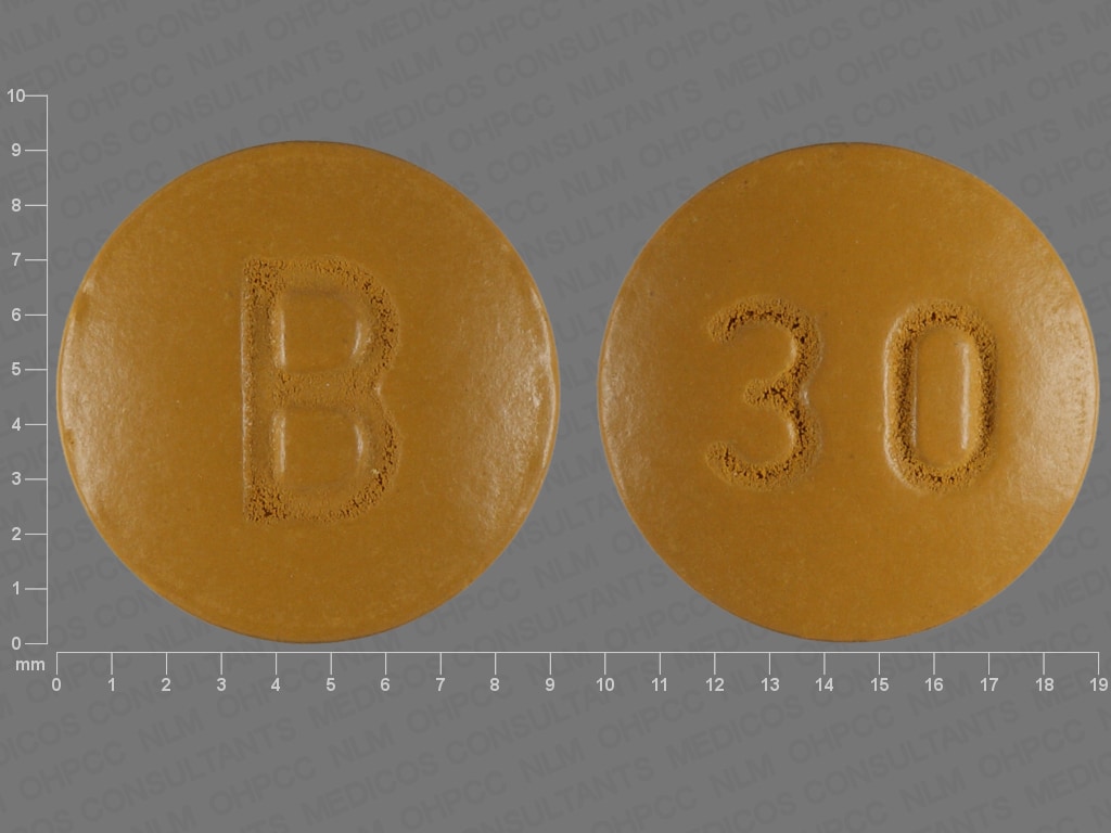 Image 1 - Imprint 30 B - nifedipine 30 mg