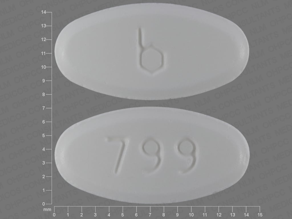 Imprint b 799 - buprenorphine 8 mg (base)