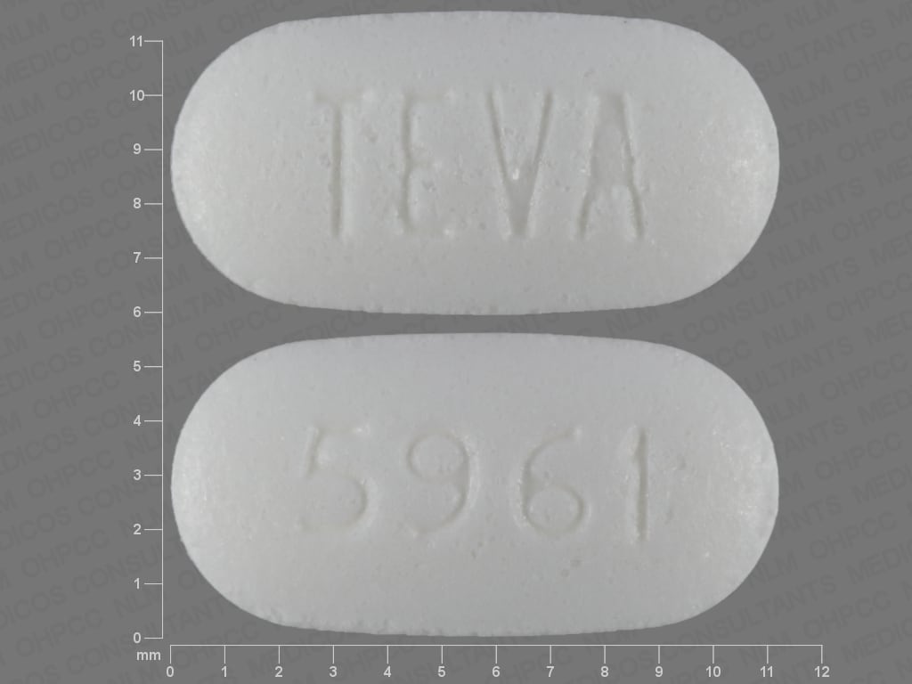 Image 1 - Imprint TEVA 5961 - guanfacine 2 mg