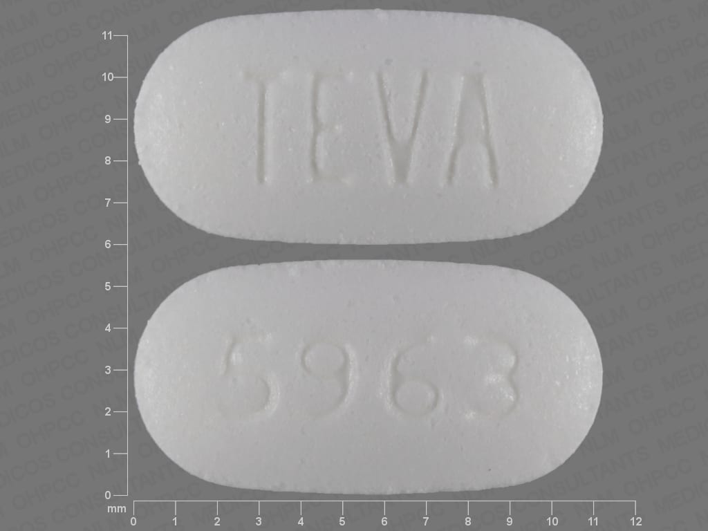 Image 1 - Imprint TEVA 5963 - guanfacine 3 mg