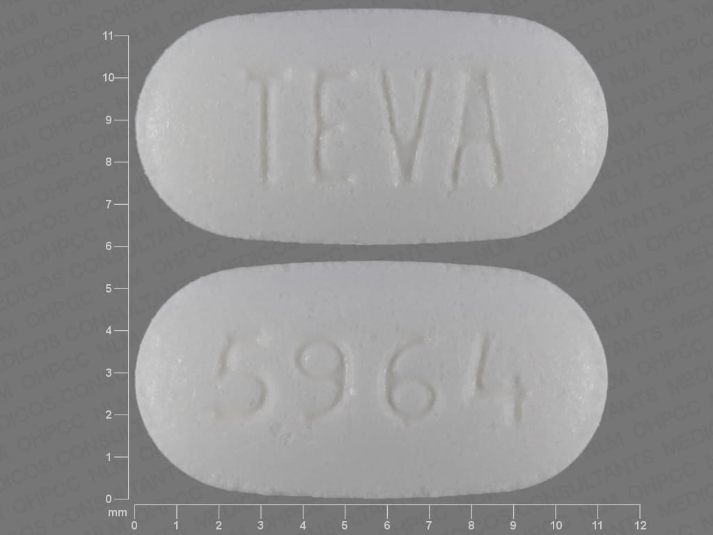Image 1 - Imprint TEVA 5964 - guanfacine 4 mg