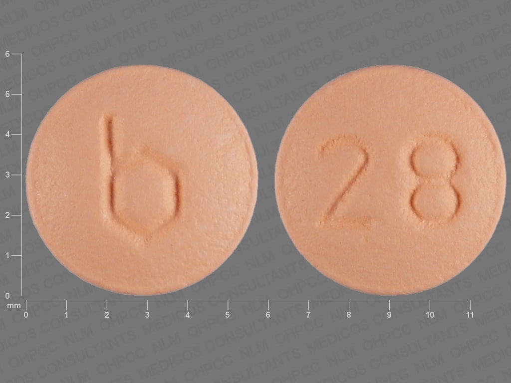 Image 1 - Imprint b 28 - CamreseLo ethinyl estradiol 0.02 mg / levonorgestrel 0.1 mg