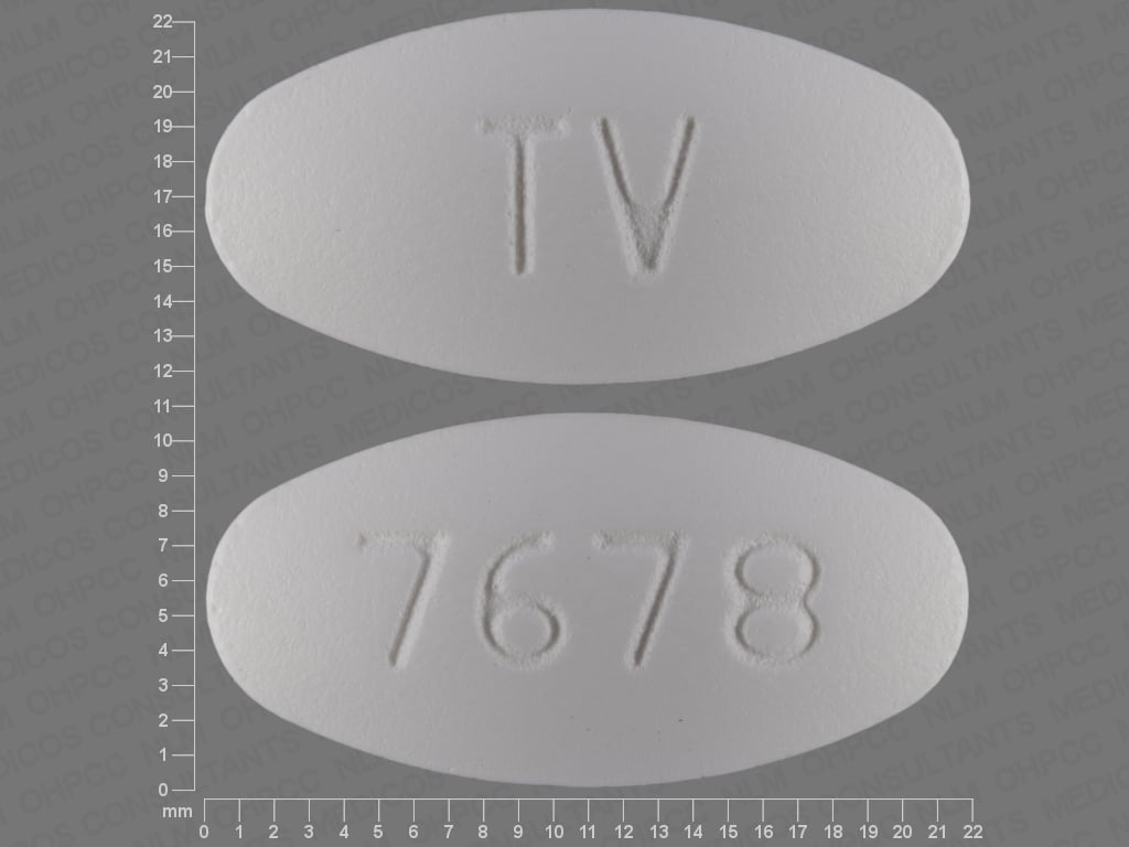 Image 1 - Imprint TV 7678 - metformin/pioglitazone 850 mg / 15 mg