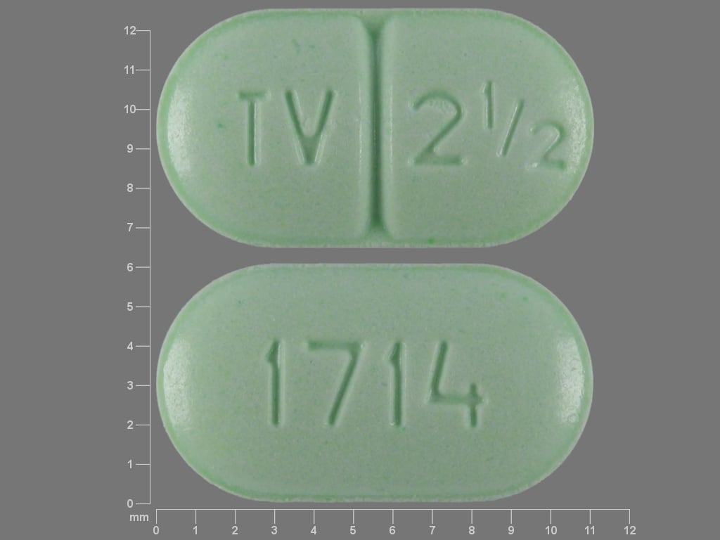 Image 1 - Imprint TV 2 1/2 1714 - warfarin 2.5 mg