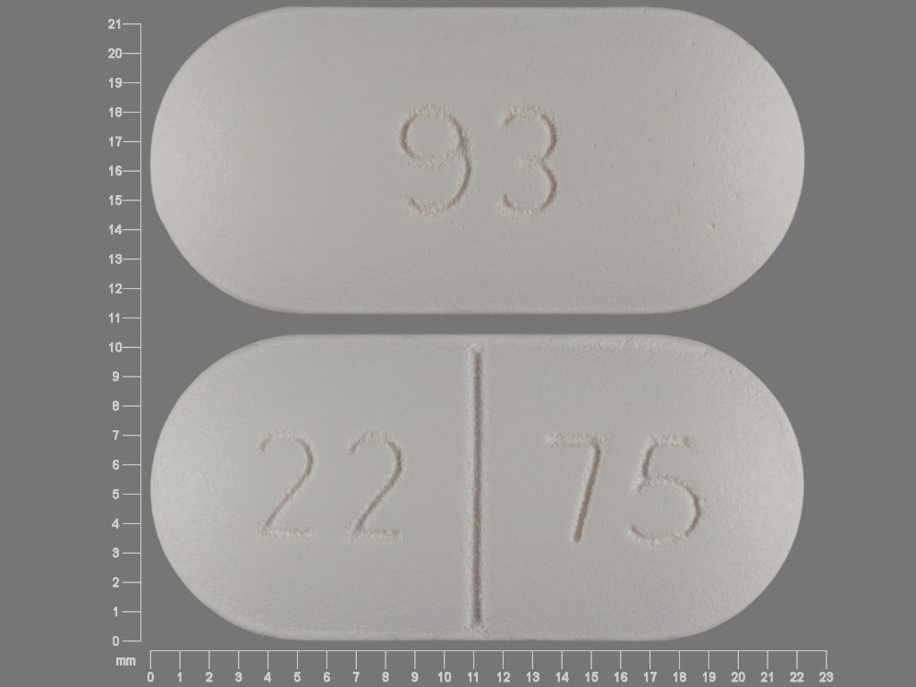 Image 1 - Imprint 93 22 75 - amoxicillin/clavulanate 875 mg / 125 mg