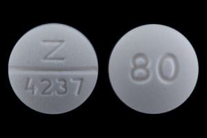 Image 1 - Imprint Z 4237 80 - nadolol 80 mg
