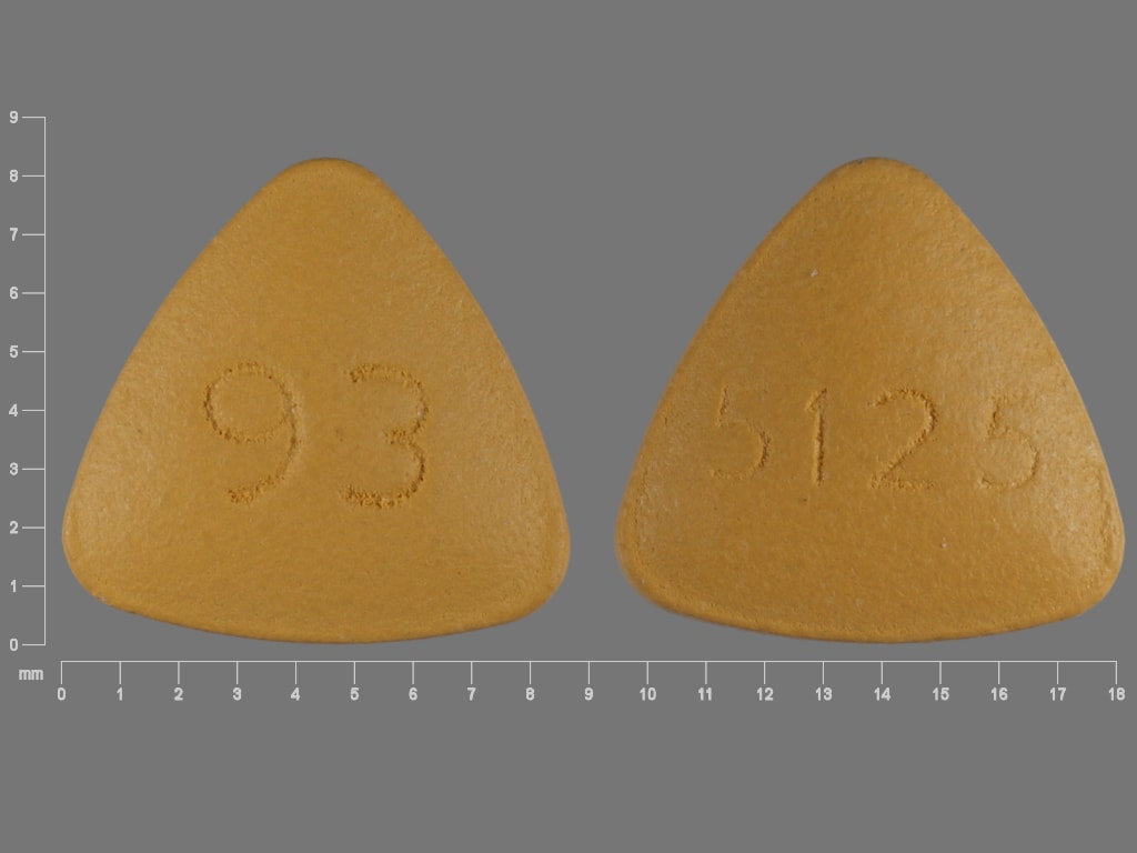 Imprint 93 5125 - benazepril 10 mg