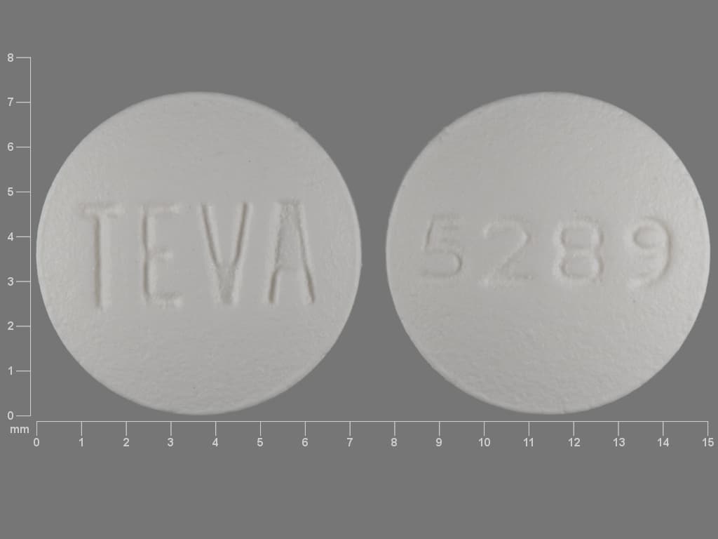 Image 1 - Imprint TEVA 5289 - voriconazole 50 mg