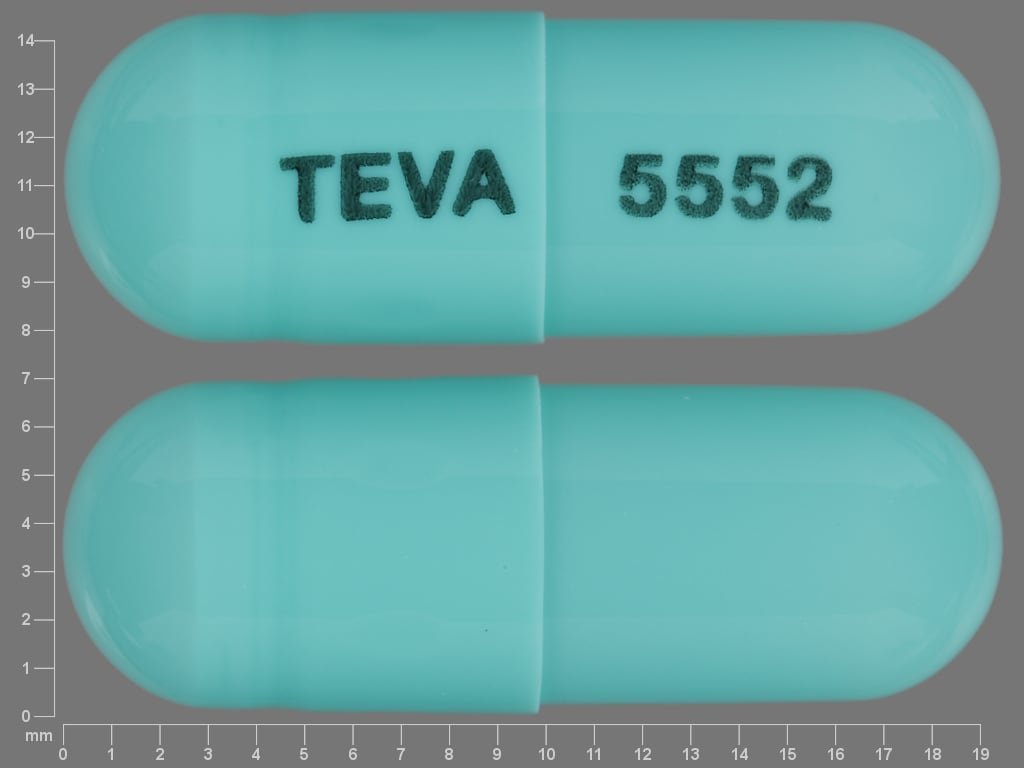 TEVA 5552 - Dexmethylphenidate Hydrochloride Extended-Release