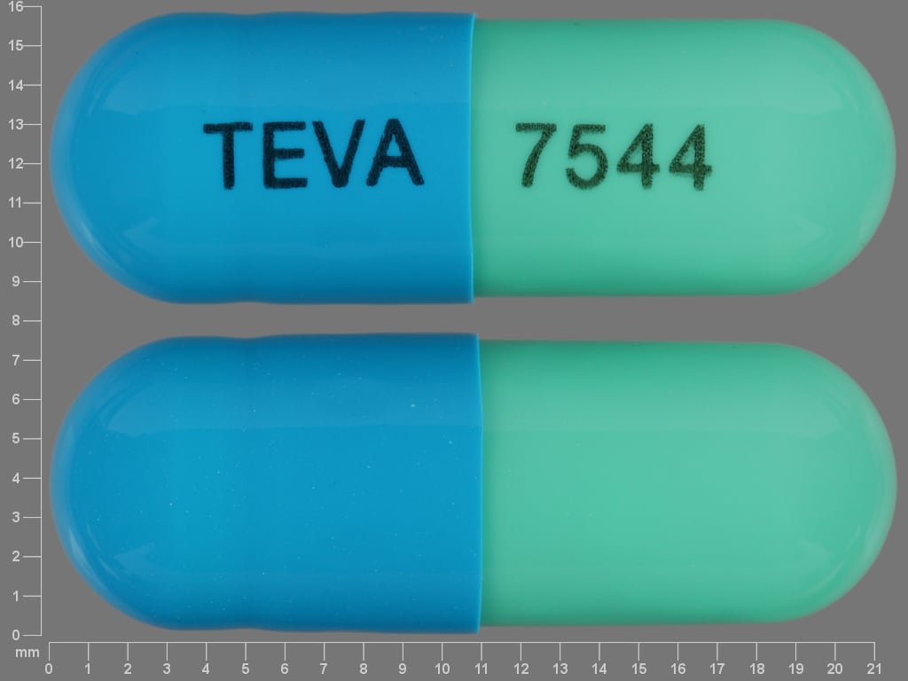 Image 1 - Imprint TEVA 7544 - duloxetine 60 mg