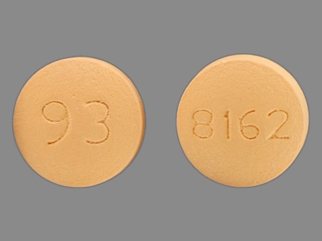 Image 1 - Imprint 93 8162 - quetiapine 100 mg