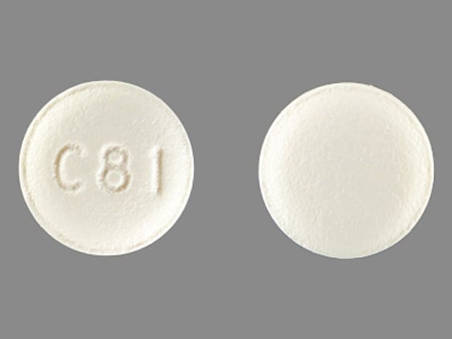 Image 1 - Imprint C 81 - dipyridamole 25 mg