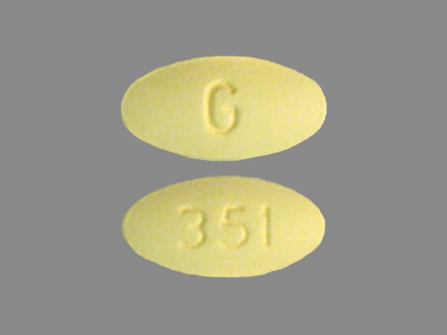 Imprint G 351 - fenofibrate 54 mg