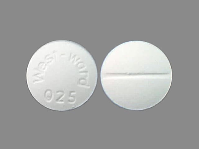 Image 1 - Imprint West-Ward 025 - aminophylline 200 mg