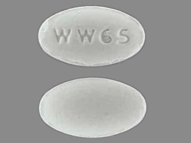 Image 1 - Imprint WW 65 - lisinopril 2.5 mg