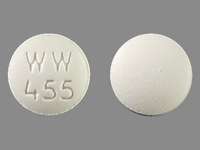 Image 1 - Imprint WW 455 - phenobarbital 60 mg