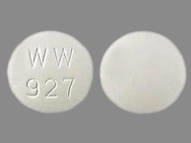 Image 1 - Imprint WW 927 - ciprofloxacin 250 mg