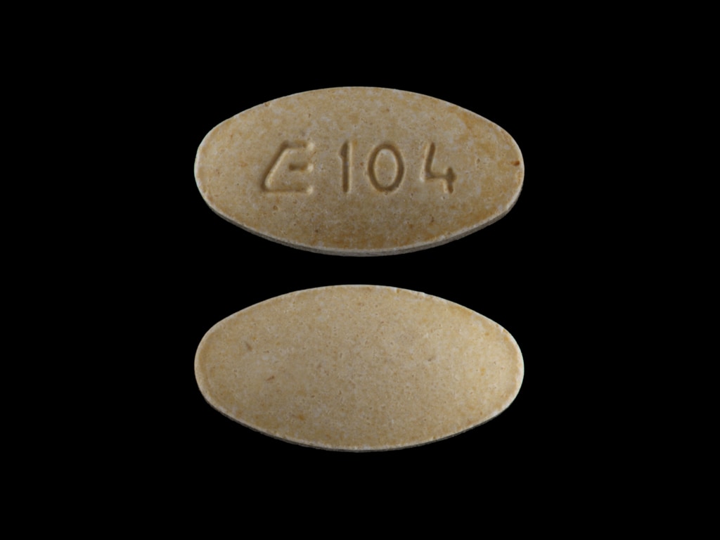 Pill Finder: E 104 Yellow Elliptical / Oval - Medicine.com