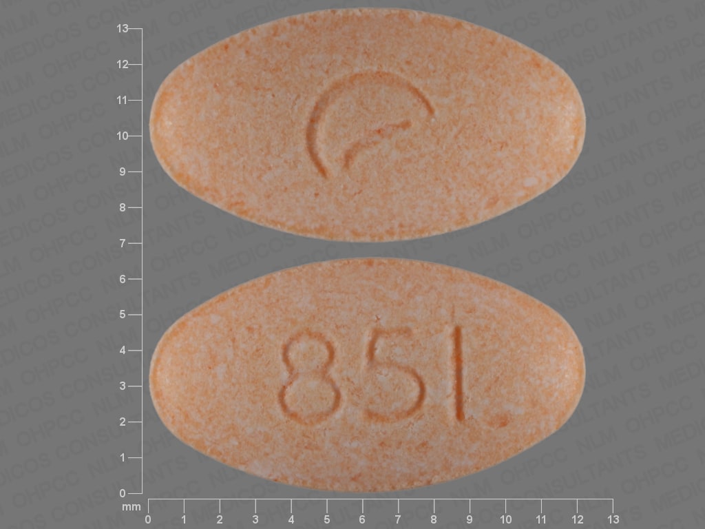 Image 1 - Imprint Logo (Actavis) 851 - guanfacine 2 mg