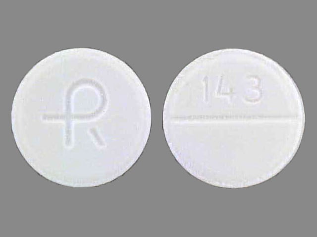 Imprint R 143 - carbamazepine 200 mg